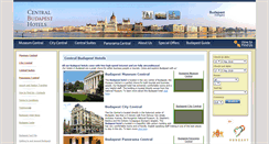 Desktop Screenshot of centralbudapesthotels.com